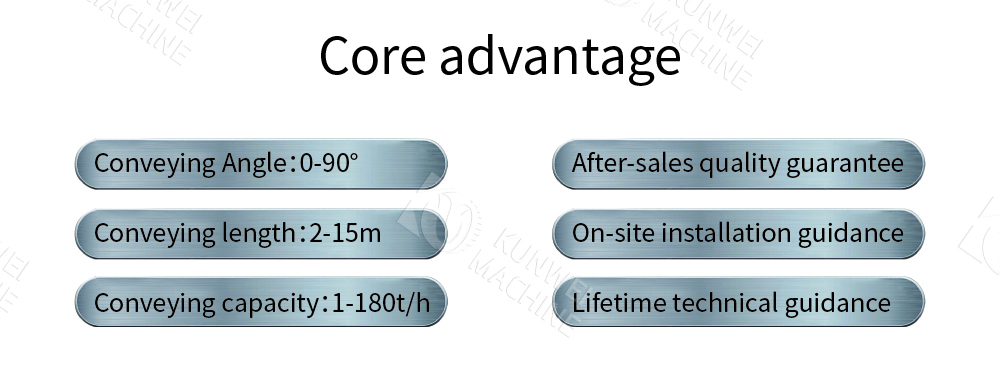 Vertical Screw Conveyor advantage