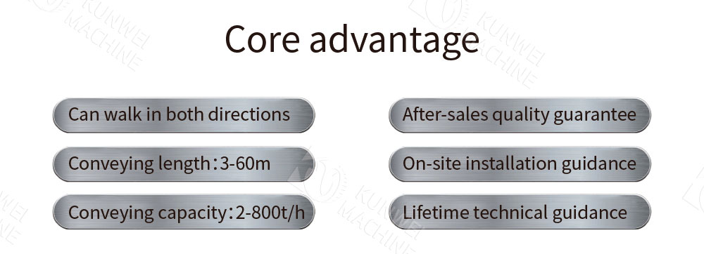 Reversible Shuttle Belt Conveyor advantage