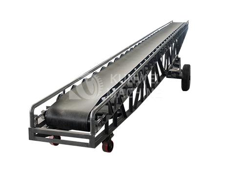 Mobile Belt Conveyor for Truck Loading | Adjustable DY Series